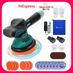 Polishing Machine 12V Cordless Polisher 6 Gears 500W Automotive Electric Waxing Repairing Wireless Sander Polish 2.0Ah Battery