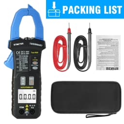 BTMETER BT-7200SMART Blue Clamp multimeter Tool AC/DC Voltage & Current Tester with Resistance, Capacitance, and NCV Detection