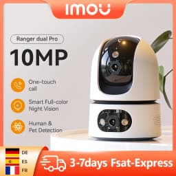 IMOU 10MP Ranger Dual Pro One touch Call Indoor Camera Smart Full-color Night Vision Wide Dual Lens Human & Pet Detection Two-way Audio Monitor