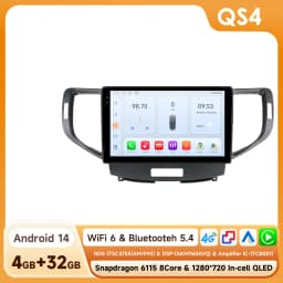 Hizpo 9 Inch Radio For Honda Accord 8 2008-2012 4G Car Multimedia GPS 2din Autoradio Wireless CarPlay Android Auto Navigation BT