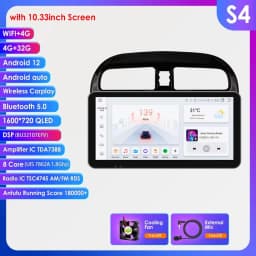 6115 Carplay Android14 Car radio for Mitsubishi Mirage Attrage Space Star Dodge Attitude 2012-2023 multimedia player GPS Stereo