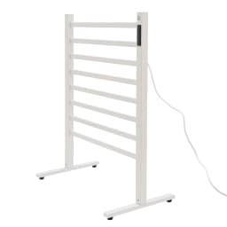 180W Bathroom Electric Towel Warmer Rack 45-65℃ Thermostatic Heating Rack Touch Digital Display Freestanding Heated Towel Bar