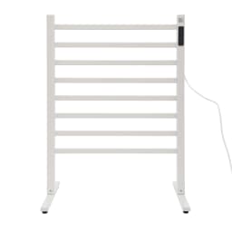 180W Bathroom Electric Towel Warmer Rack 45-65℃ Thermostatic Heating Rack Touch Digital Display Freestanding Heated Towel Bar