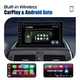 ESSGOO 9" Android 13 Car Stereo Radio Wireless Carplay/Android Auto Touchscreen GPS Nav Bluetooth RDS For BMW X3 E83 2006-2010