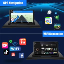 ESSGOO 9" Android 13 Car Stereo Radio Wireless Carplay/Android Auto Touchscreen GPS Nav Bluetooth RDS For BMW X3 E83 2006-2010