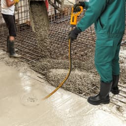 Electric Concrete Vibrator, Handheld Poker Vibrating Cement Mixer Vibrating Tool 1300W 4300RPM