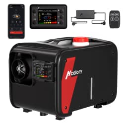 HCALORY 12V Diesel Car Heater 5-8KW Standing Air Heater for Car Parking with Smart App LCD Panel And Remote Control 24V