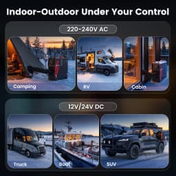 HCALORY 12V Diesel Car Heater 5-8KW Standing Air Heater for Car Parking with Smart App LCD Panel And Remote Control 24V
