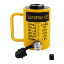 20T Hydraulic Cylinder Jack 900CC Hydraulic Jack RCH2050 Flexible ZG3/8 Quick Coupling for CP-700 Series Hand Pump