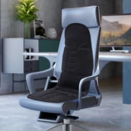 Massage Seat Cover with Heat and Vibration Function Foldable Back Massager for Chairs Massage Cushion with 8 Massage Functions