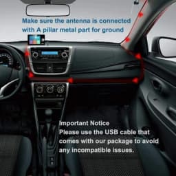 2.8" 1/2 DIN Color Screen TFT Display Autoradio DAB Receivers DAB+ Antenna Adapter BT FM Transmitter Digital AUX Receiv USB TF