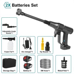 200bar Brushless High Pressure Car Wash Water Gun 6 IN 1 Washing Garden Washing Spray Gun For Car Lawn Pool Floors