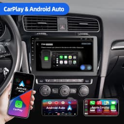 ESSGOO 10" Android 14 4 Core Car Stereo Radio GPS Navi For Volkswagen VW Golf 7 MK7 VII 2013-2017 Carplay Car WIFI USB BT FM RDS