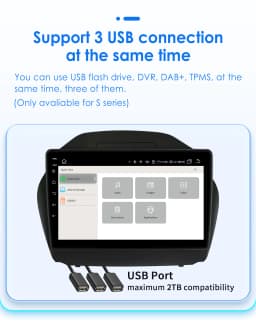 Hizpo 2 DIN Android Auto Radio For Hyundai Tucson 2 IX35 2011 - 2017 Carplay 4G Car Multimedia GPS 2DIN Autoradio Head Unit AI