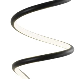 LED Wall Sconces LED Wall Lights Modern Black Spiral Wall Lamp Bedside Wall Lamps Warm White Wall Light Fixture for Bedroom