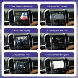 Road Top Wireless Carpaly for Porsche Boxster 718 Macan Cayman Cayenne Panamera PCM3.0 3.1 with Android Auto Rear Camera Airplay