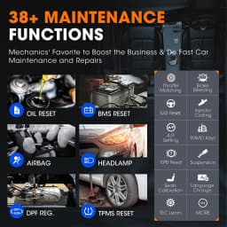 OTOFIX D1 Bluetooth Automotive Scan Tool All System Automotive Diagnostic Tool Bidirectional OBD2 Scanner 2 Year Free Update