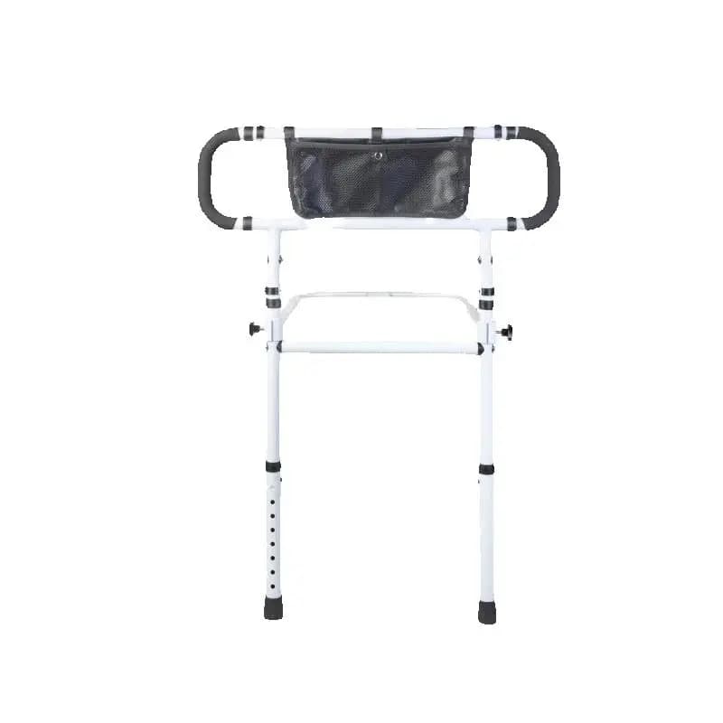 SucceBuy Bed Rails for Elderly Adults Foldable Bed Assist Rails for Seniors Loading Bed Side Rails Bed Cane w/ Adjustable Handle