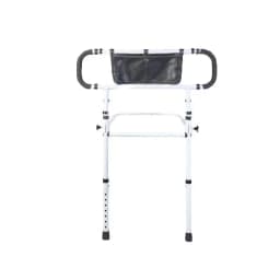 SucceBuy Bed Rails for Elderly Adults Foldable Bed Assist Rails for Seniors Loading Bed Side Rails Bed Cane w/ Adjustable Handle