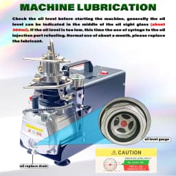 AUTO-STOP PCP AIR COMPRESSOR 300bar 4500psi High Pressure Air Compressor Electric Air Pump