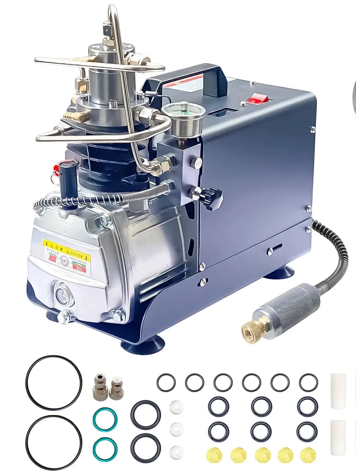AUTO-STOP PCP AIR COMPRESSOR 300bar 4500psi High Pressure Air Compressor Electric Air Pump