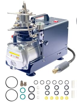 AUTO-STOP PCP AIR COMPRESSOR 300bar 4500psi High Pressure Air Compressor Electric Air Pump