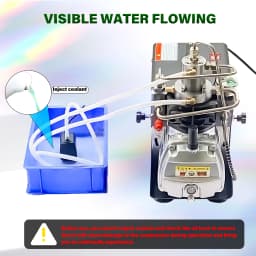 AUTO-STOP PCP AIR COMPRESSOR 300bar 4500psi High Pressure Air Compressor Electric Air Pump
