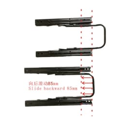 Car Engineering Car Seat Double Lock Slider 385mm Long 385mm RV Commercial Car Refires Pieces Fast & Free Shipping