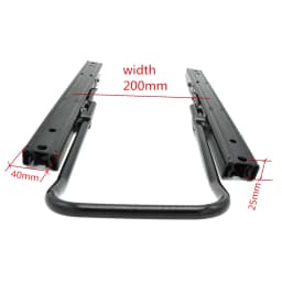 Car Engineering Car Seat Double Lock Slider 385mm Long 385mm RV Commercial Car Refires Pieces Fast & Free Shipping