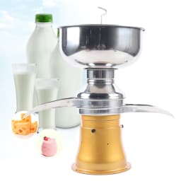 50L/H Electric Milk Cream Separator Commercial Stainless Steel Centrifugal Skimmer Household Butter Milk Skimming Machine