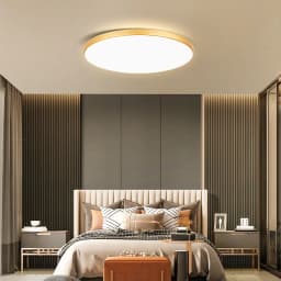 220V LED Ceiling Lights 3 Colors Change Bedroom Lamp Panel LED Indoor Lighting for Home Bathroom Dustproof LED Ceiling Lamp