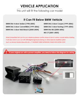Hizpo Android Auto Car Multimedia Radio For BMW E46 M3 318/320/325/330/335 4G CarPlay GPS 2din Autoradio Navigation Wifi DSP RDS