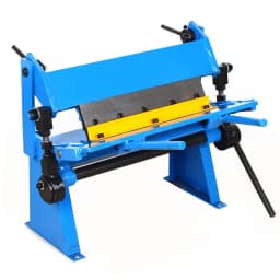 Manual Sheet Shear Brake Roller Bending Machine Metal 135 degrees Max 305mm
