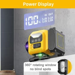 16 Lines 4D Laser Level Remote Control Green Red Purple Blue 4 Colors Beam 360° Horizontal & Vertical Powerful Lines Laser Leve