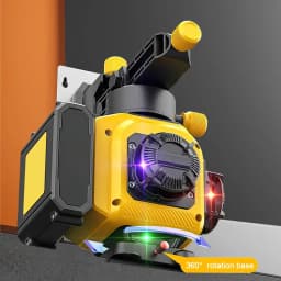 16 Lines 4D Laser Level Remote Control Green Red Purple Blue 4 Colors Beam 360° Horizontal & Vertical Powerful Lines Laser Leve