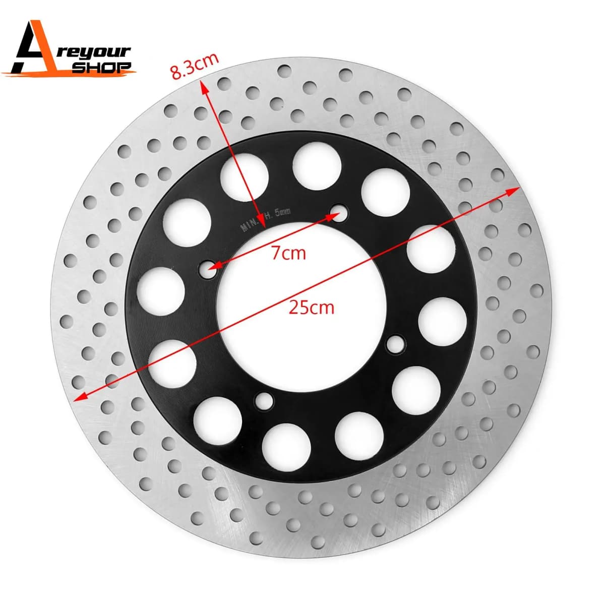 Rear Brake Rotor Disc Fit for Suzuki GSF 400 GSX 250 400 600 750 F GS 500 1988-2008