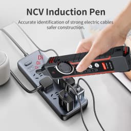 NOYAFA NF-8209S Cable Tracker Network Cable Tester LCD Display Poe Checker Cat5 Cat6 Measure Length Wiremap Tester Network Tools