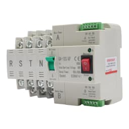 100A 4P Automatic Switch,Dual Power Mini Generator Automatic Transfer Switch Changeover Switch