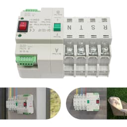 100A 4P Automatic Switch,Dual Power Mini Generator Automatic Transfer Switch Changeover Switch