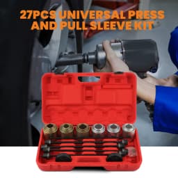 Universal 26 Pieces Pull Press Sleeve Kit Bearings Seal Removal Bushing Driver M10. M12. M14. M16. Bushing Disassembly Tool