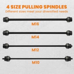 Universal 26 Pieces Pull Press Sleeve Kit Bearings Seal Removal Bushing Driver M10. M12. M14. M16. Bushing Disassembly Tool