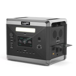 SOLARPLAY 2400W (4800W Peak)Portable Power Station LiFePo4 Batteries 220V AC Outlets Power 2160WH Solar Generator Campervan RV
