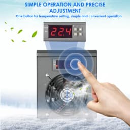 0-100℃ Aquarium Water Chiller 55L Fish Tank Cooler System Temperature Setting Device Constant For Fish Shrimp Breeding Tool