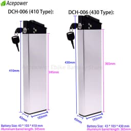 36V Ebike Battery For ADO A20 A20F MATE City BIKE Fiido M1 Folding Electric Bike 36V 10.4Ah 12.5Ah 17.5Ah Replacement Battery