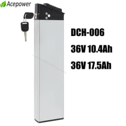 36V Ebike Battery For ADO A20 A20F MATE City BIKE Fiido M1 Folding Electric Bike 36V 10.4Ah 12.5Ah 17.5Ah Replacement Battery