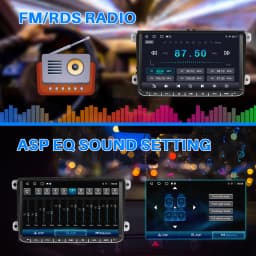 ESSGOO 9" Android 13 CarPlay Radio Car Stereo GPS Navigation WIFI RDS FM for VW Golf 5 6 Passat B6 B7 Polo Touran Tiguan Caddy