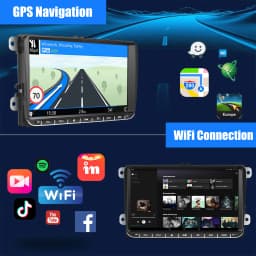 ESSGOO 9" Android 13 CarPlay Radio Car Stereo GPS Navigation WIFI RDS FM for VW Golf 5 6 Passat B6 B7 Polo Touran Tiguan Caddy