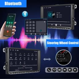 ESSGOO 9" Android 13 CarPlay Radio Car Stereo GPS Navigation WIFI RDS FM for VW Golf 5 6 Passat B6 B7 Polo Touran Tiguan Caddy