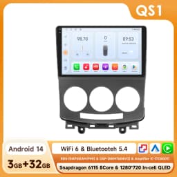 Hizpo AI Voice Radio For Mazda 5 2005 - 2010 4G Car Multimedia Video Player GPS 2din Autoradio Wireless CarPlay Android Auto DSP