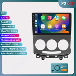Hizpo AI Voice Radio For Mazda 5 2005 - 2010 4G Car Multimedia Video Player GPS 2din Autoradio Wireless CarPlay Android Auto DSP